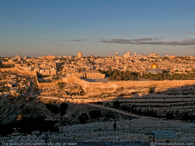 The walls of Jerusalem's old